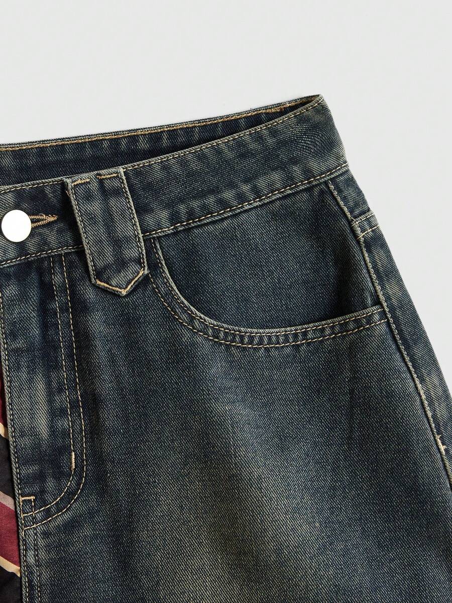 Women's low-waist asymmetrical mini skort featuring button, zipper, and pocket details in an A-line cut.