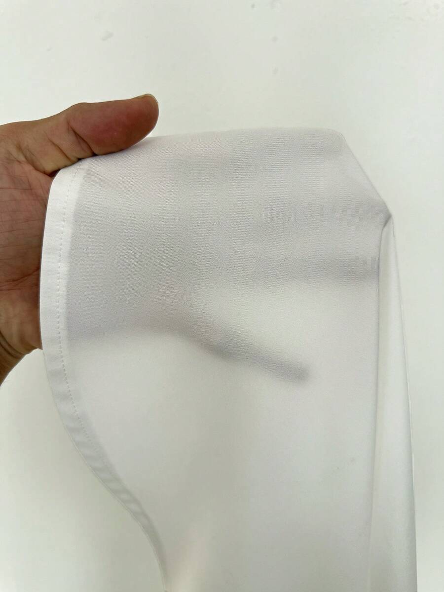 Women's casual button up shirt with half sleeves, classic shirt collar, and chest pocket in a woven fabric.