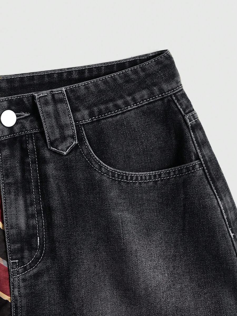 Women's low-waist asymmetrical mini skort featuring button, zipper, and pocket details in an A-line cut.