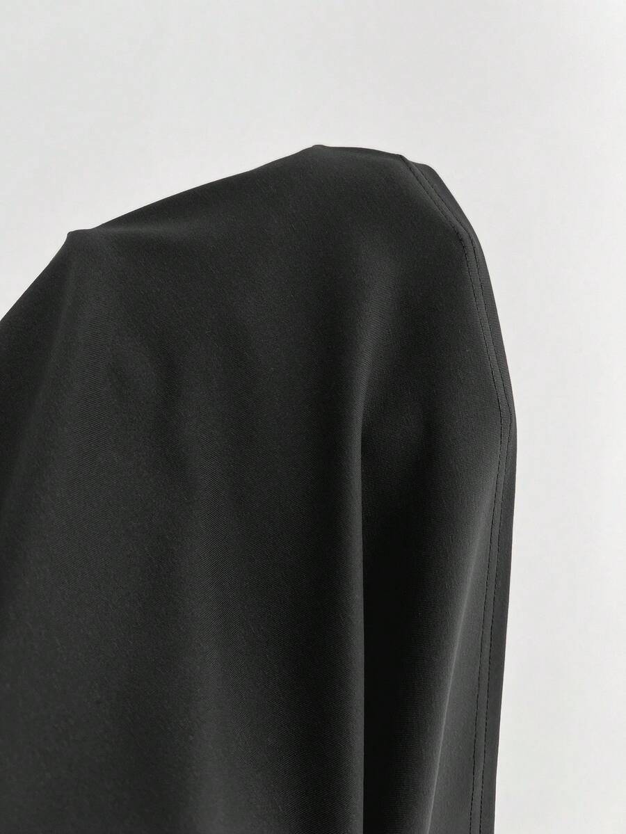 Women's short sleeve V-neck T-shirt featuring a front twist knot detail and slim fit.