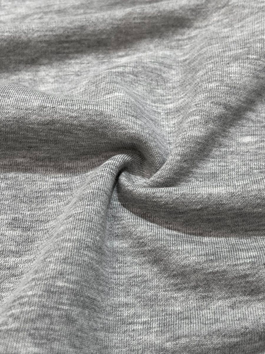 Women's brown waist-cinching sweatshirt featuring a round neck, drop shoulder long sleeves, and rib-knit cuffs.